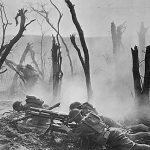 Gun firing by France - World War-I