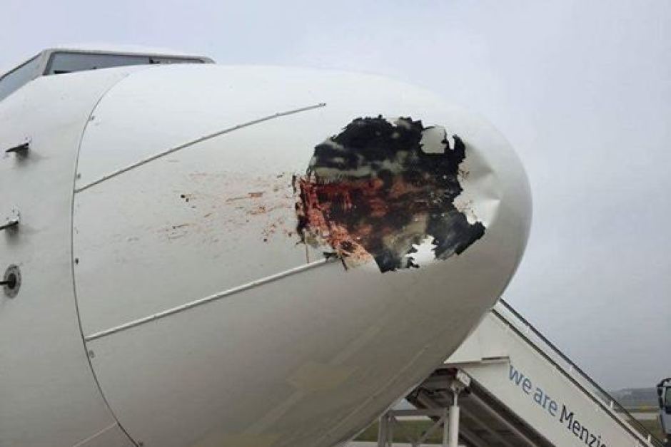 Airplane damage 