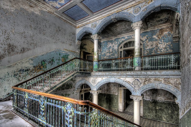abandoned places Abandoned Military Hospital Beelitz Germany