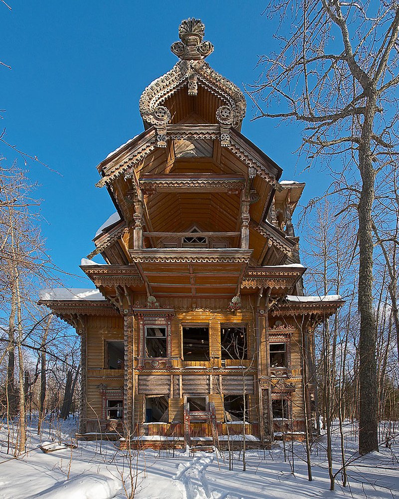 abandoned places Abandoned Wooden Houses Russia