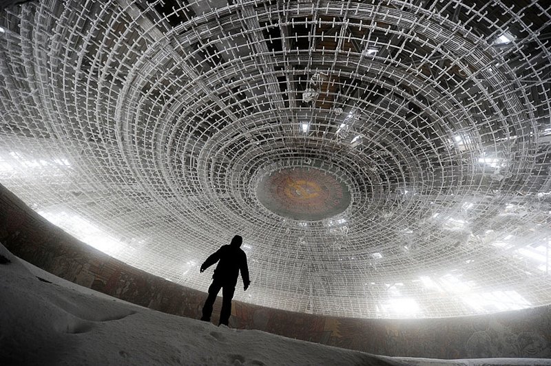abandoned places House of the Bulgarian Communist Party Bulgaria